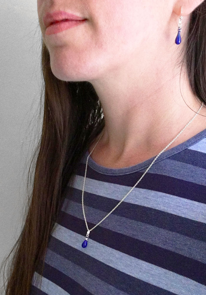 Brown Demi Drop Earrings - glass Jewelry by Sundrop Jewelry