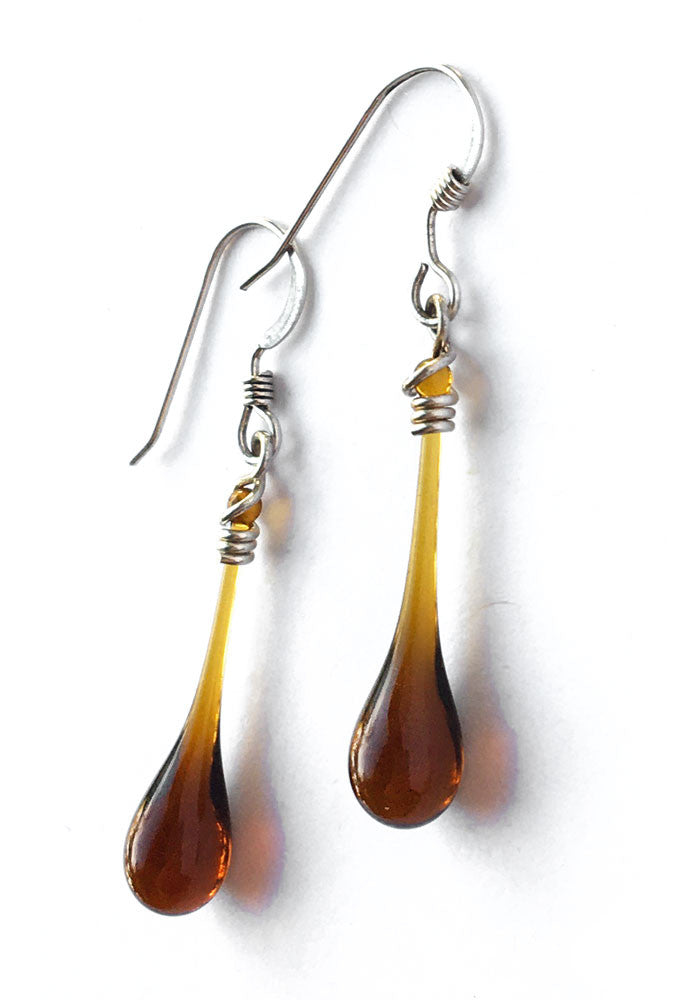 Bottle Brown Solaris Earrings - Sundrop Jewelry