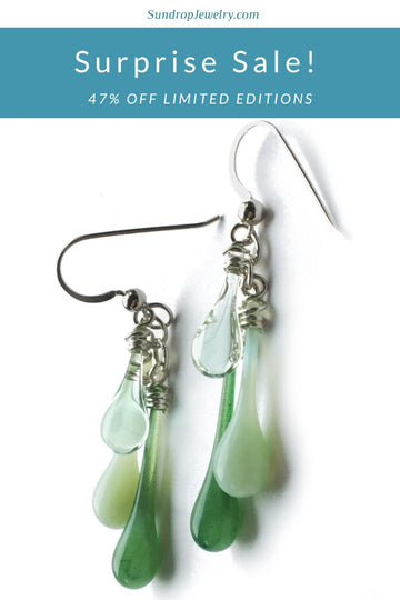 Surprise birthday sale 47% off all Limited Edition jewelry by Sundrop Jewelry