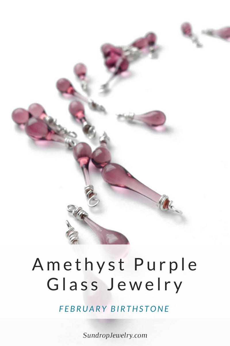 February gemstone: purple amethyst fun facts by Sundrop Jewelry