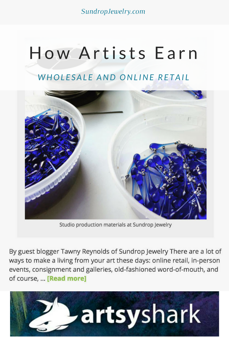 Artsy Shark: How Artists Earn - Wholesale and Online Retail