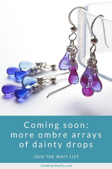Dainty cluster earrings for Valentine's... or any day!