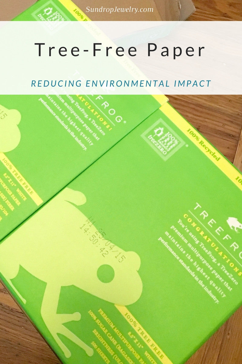 Tree Free Paper?  Reducing the environmental impact of running a business