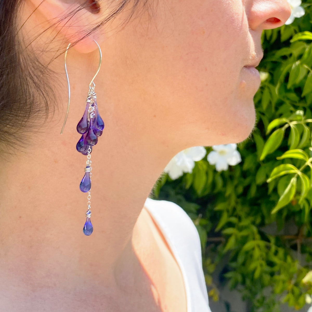 Ultraviolet Lanata Earrings - Sundrop Jewelry