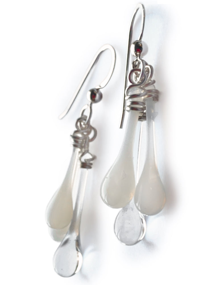 Trio Earrings "Cloudy with a chance of raindrops" - Sundrop Jewelry