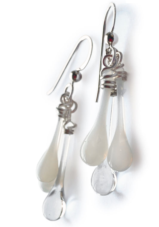 Trio Earrings "Cloudy with a chance of raindrops" - Sundrop Jewelry