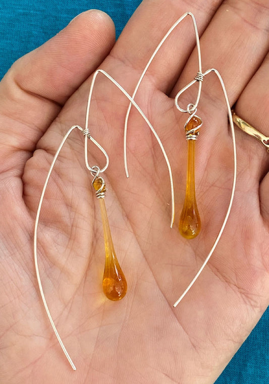 Honey Mountain Earrings, large