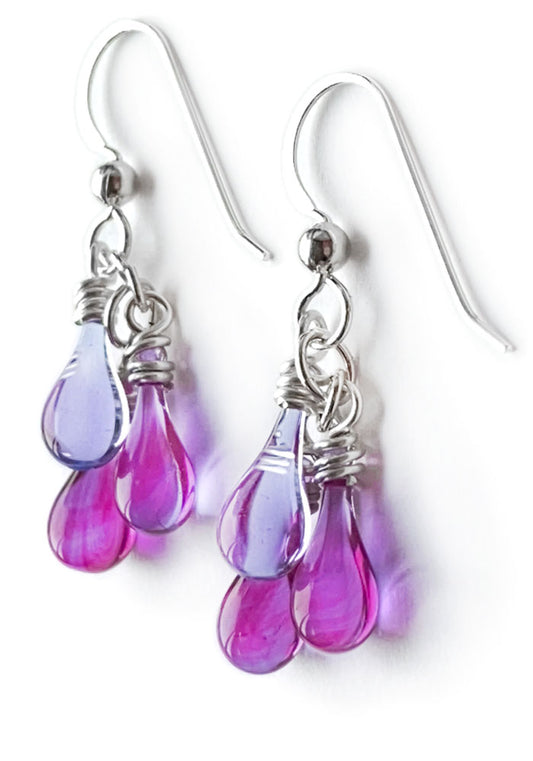 Amador Earrings - Pinot Noir