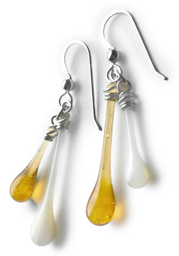 Duet Earrings, Asymmetric Sunshine