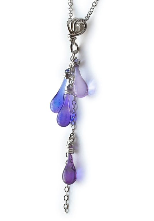 Collina Necklace, Ultraviolet - Sundrop Jewelry