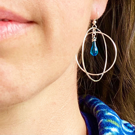 Gyroscope Earrings, large