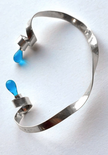 Ribbon Bracelet, Turquoise - Sundrop Jewelry