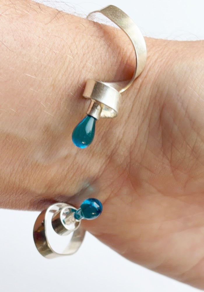 Ribbon Bracelet, Turquoise - Sundrop Jewelry