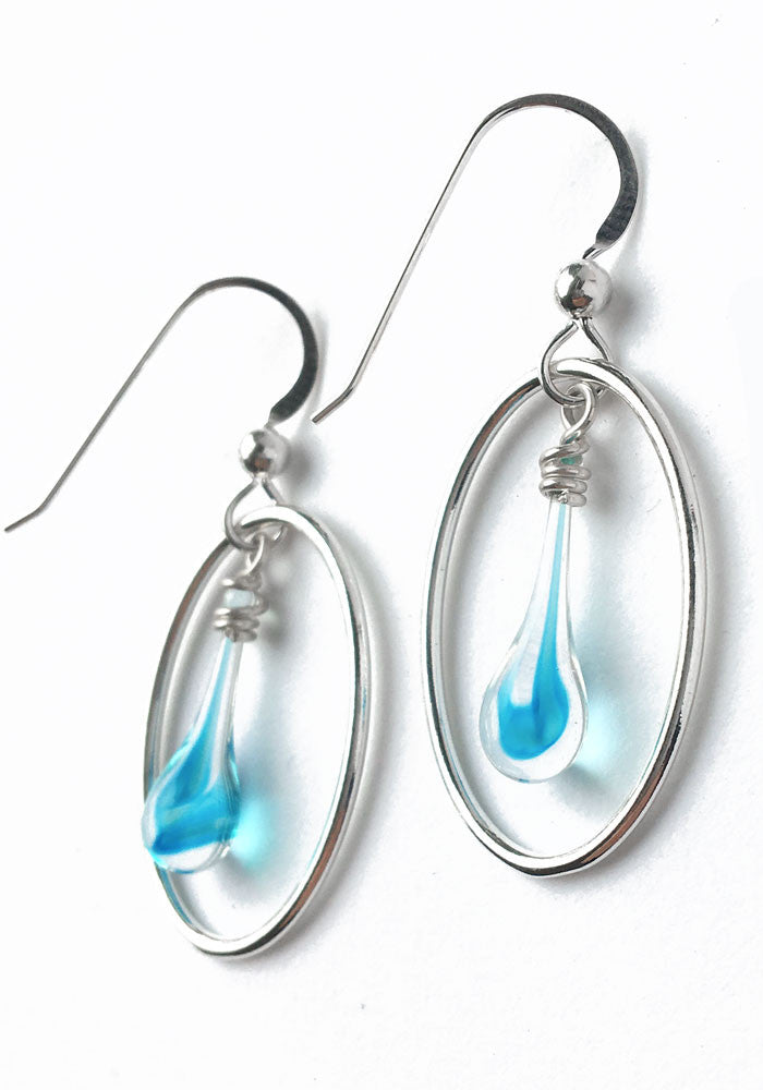 Cameo Earrings - glass Earrings by Sundrop Jewelry