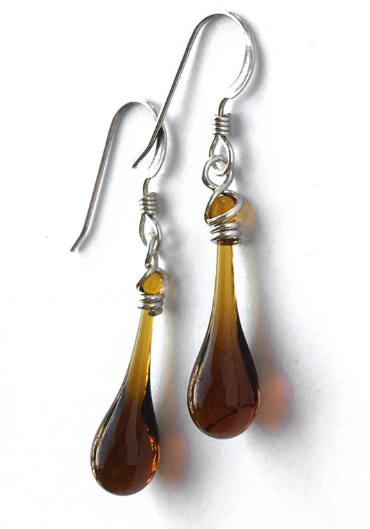 Bottle Brown Solaris Earrings