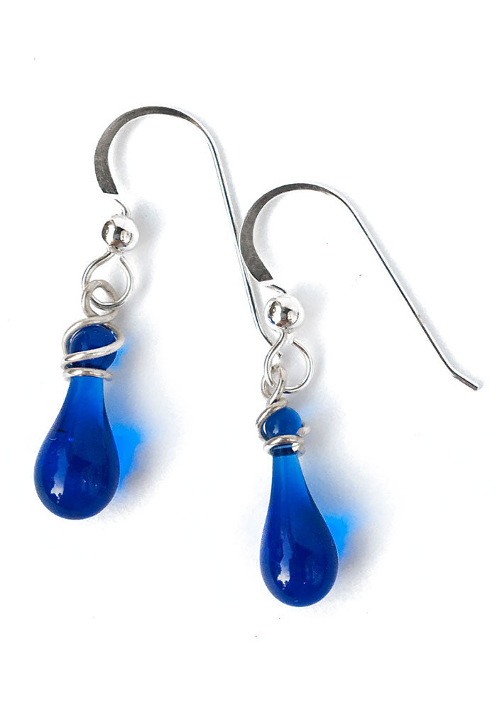 Demi Drop Earrings - glass Earrings by Sundrop Jewelry