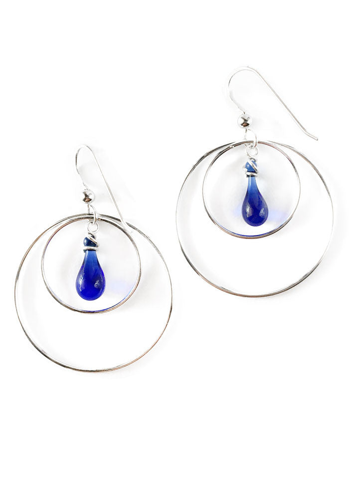 Eclipse Earrings, Small - glass Earrings by Sundrop Jewelry