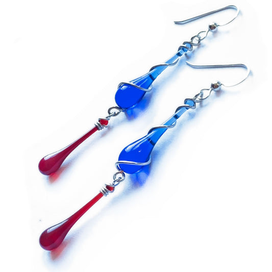 Patriot Gemini Earrings