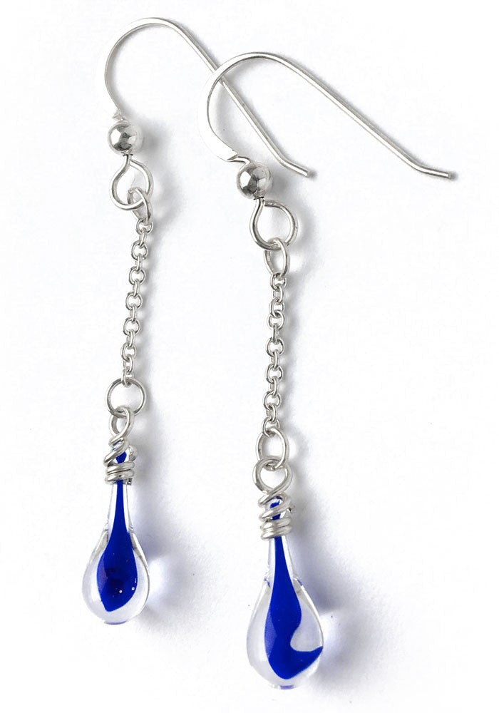 Solandra Earrings - glass Earrings by Sundrop Jewelry