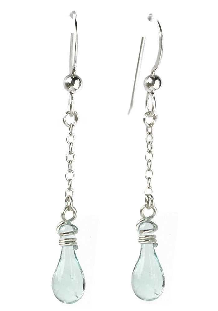 Solandra Earrings - glass Earrings by Sundrop Jewelry