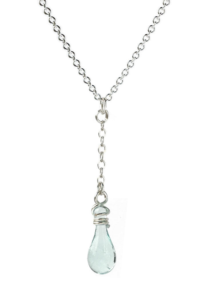 Solandra Y-Necklace - glass Jewelry by Sundrop Jewelry