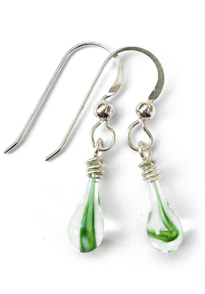 Demi Drop Earrings - glass Earrings by Sundrop Jewelry