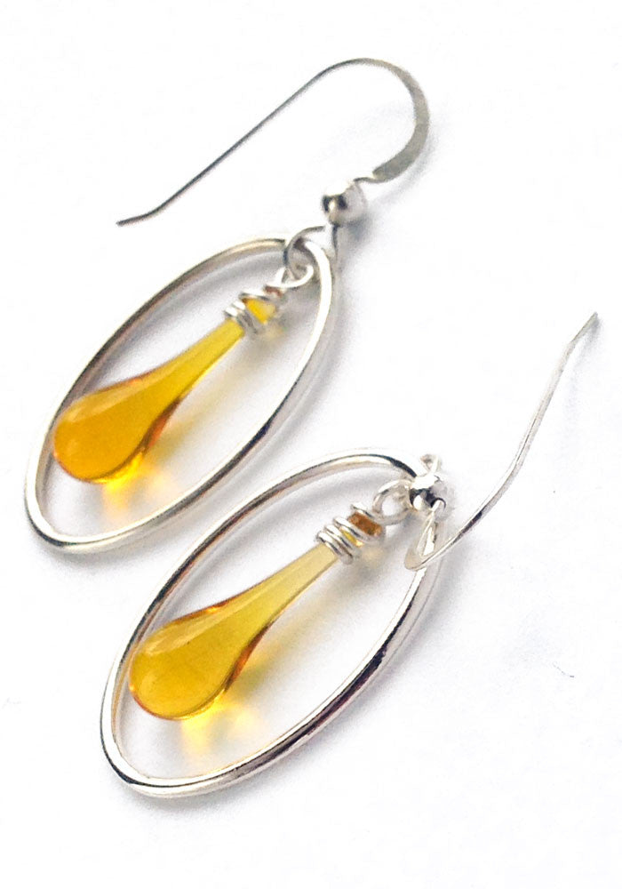 November Birthstone: Topaz - glass Jewelry by Sundrop Jewelry