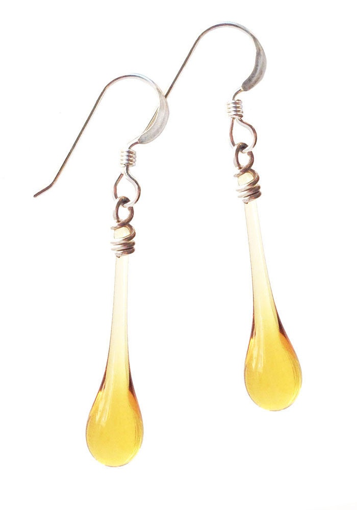 November Birthstone: Topaz - glass Jewelry by Sundrop Jewelry