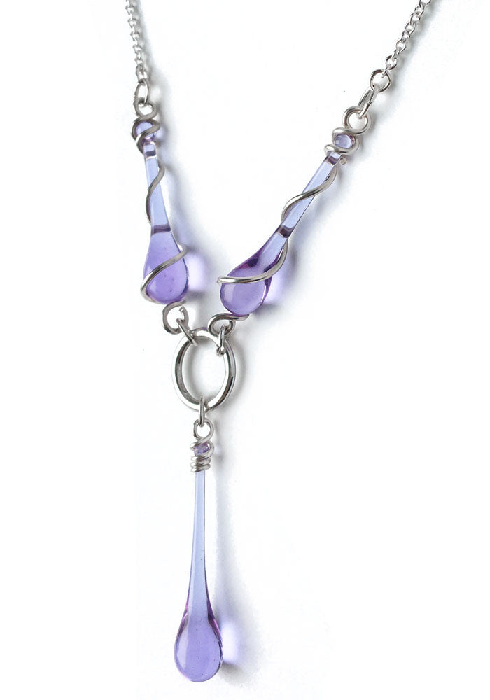 Andromeda Necklace - glass Necklace by Sundrop Jewelry