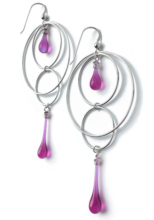 Orbital Motion Earrings, large