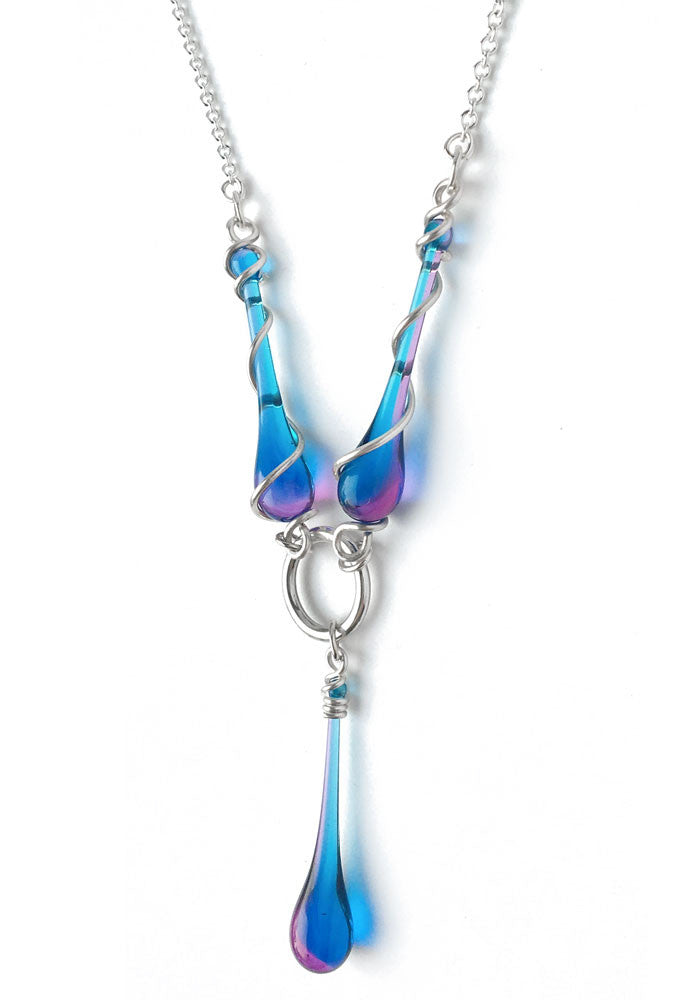 Andromeda Necklace - glass Necklace by Sundrop Jewelry