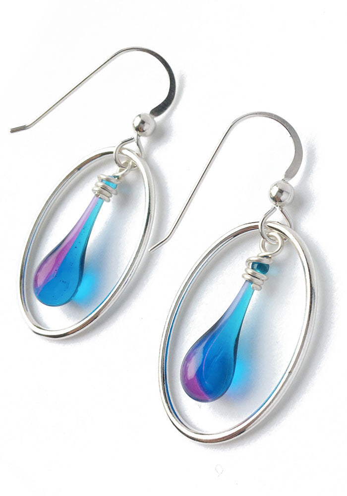 Cameo Earrings - glass Earrings by Sundrop Jewelry