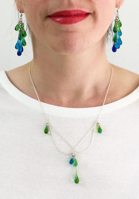 Rainforest Waterfall Earrings