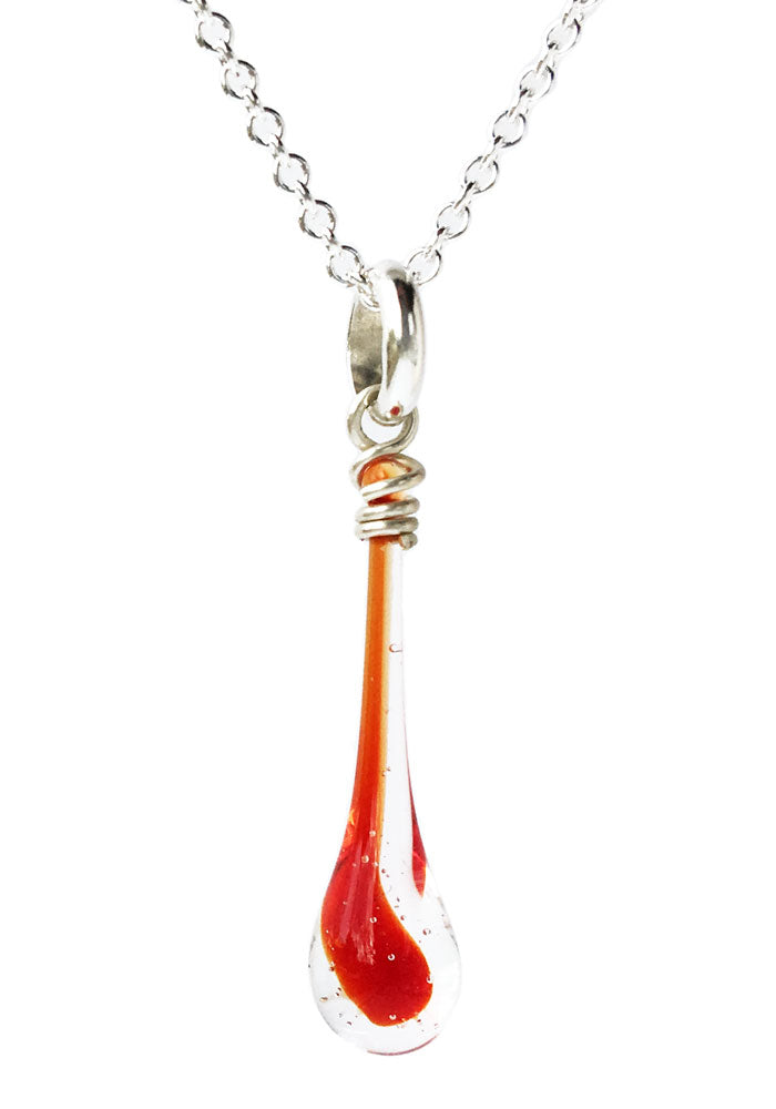 July Birthstone: Ruby - glass Jewelry by Sundrop Jewelry