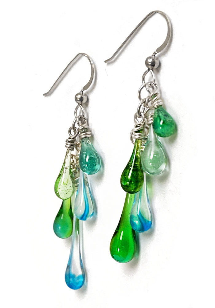 Sargasso Sea Cascade Earrings