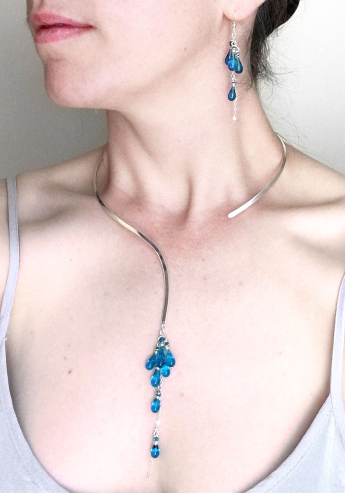 Lanata Necklace - glass Jewelry by Sundrop Jewelry