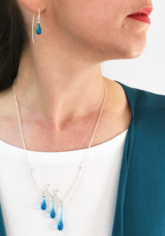 Asymmetric Valleys Necklace