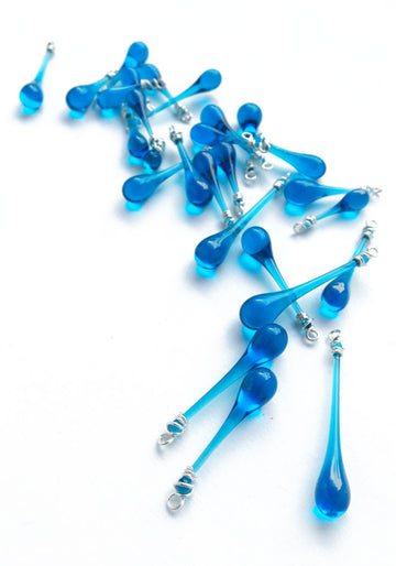 December Birthstone: Turquoise - glass Jewelry by Sundrop Jewelry
