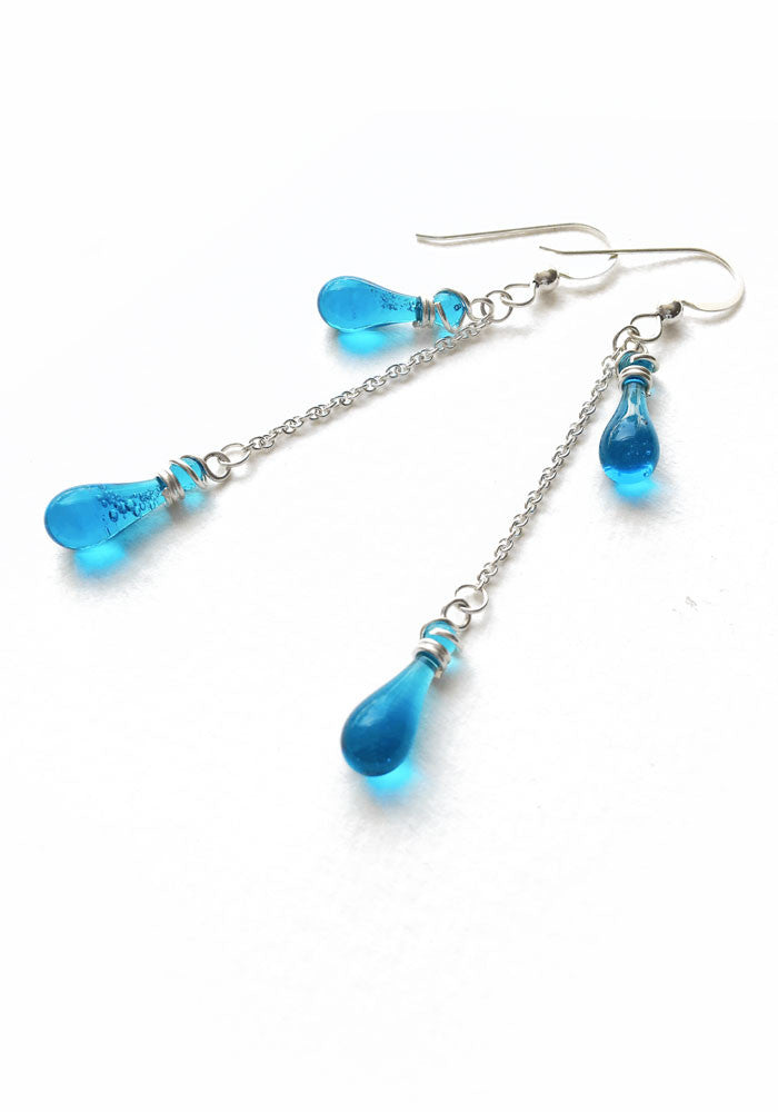 Eriantha Earrings - glass Jewelry by Sundrop Jewelry