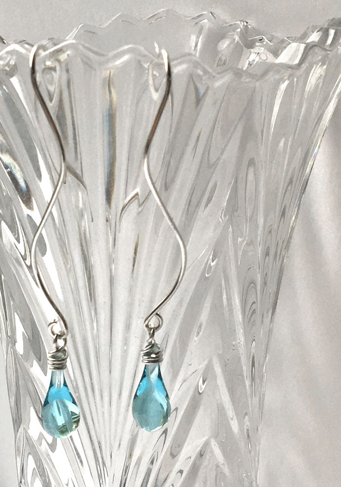 Illusion Earrings - glass Earrings by Sundrop Jewelry