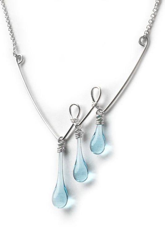 Asymmetric Valleys Necklace